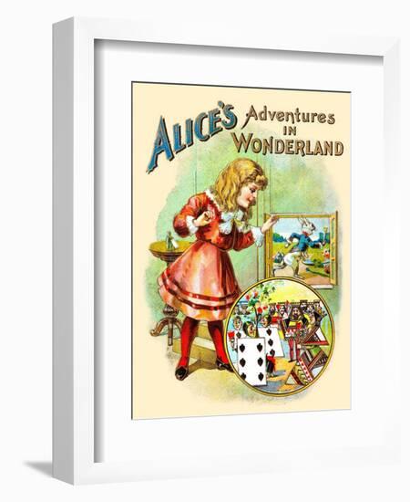 Alice's Adventures in Wonderland-John Tenniel-Framed Art Print