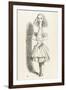 Alice Shrinks and Stretches Alice Stretches-John Tenniel-Framed Premium Giclee Print