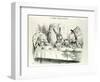 Alice Takes Lewis Carroll's “” Alice's Adventures in Wonderland and through the Looking Glass”, Ill-John Tenniel-Framed Giclee Print