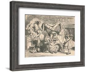 'Alice, the Duchess, and the Baby', 1889-John Tenniel-Framed Giclee Print