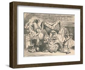 'Alice, the Duchess, and the Baby', 1889-John Tenniel-Framed Giclee Print