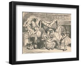 'Alice, the Duchess, and the Baby', 1889-John Tenniel-Framed Giclee Print