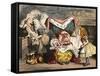 'Alice, the Duchess, and the Baby', 1889-John Tenniel-Framed Stretched Canvas