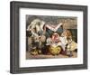 'Alice, the Duchess, and the Baby', 1889-John Tenniel-Framed Giclee Print