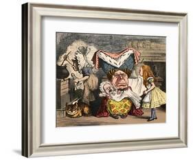 'Alice, the Duchess, and the Baby', 1889-John Tenniel-Framed Giclee Print