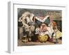 'Alice, the Duchess, and the Baby', 1889-John Tenniel-Framed Giclee Print