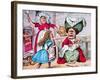 'Alice, the Duchess, and the Baby', c1910-John Tenniel-Framed Giclee Print