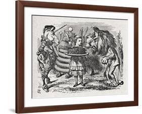 Alice the Lion and-John Tenniel-Framed Giclee Print
