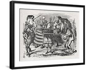 Alice the Lion and-John Tenniel-Framed Giclee Print