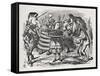 Alice the Lion and-John Tenniel-Framed Stretched Canvas