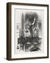 Alice through the looking glass-John Tenniel-Framed Giclee Print