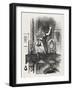 Alice through the looking glass-John Tenniel-Framed Giclee Print