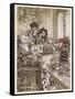 Alice: Trial, Knave, Hearts-Arthur Rackham-Framed Stretched Canvas