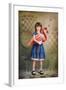 Alice Trying to Play Croquet with Flamingo-egal-Framed Photographic Print