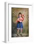 Alice Trying to Play Croquet with Flamingo-egal-Framed Photographic Print