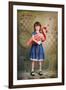 Alice Trying to Play Croquet with Flamingo-egal-Framed Photographic Print