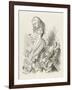 Alice Upsets the Jury-John Tenniel-Framed Art Print