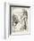 Alice Watches the White Rabbit Disappear Down the Hallway-John Tenniel-Framed Photographic Print