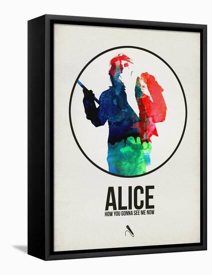 Alice Watercolor-David Brodsky-Framed Stretched Canvas