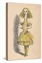 'Alice with a long neck', 1889-John Tenniel-Stretched Canvas