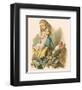 Alice with squirrel-null-Framed Giclee Print