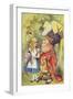 Alice with the Duchess, Illustration from Alice in Wonderland by Lewis Carroll-John Tenniel-Framed Giclee Print