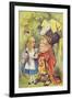 Alice with the Duchess, Illustration from Alice in Wonderland by Lewis Carroll-John Tenniel-Framed Giclee Print