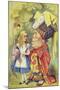 Alice with the Duchess, Illustration from Alice in Wonderland by Lewis Carroll-John Tenniel-Mounted Giclee Print