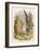 Alice with the Mock Turtle and the Gryphon-John Tenniel-Framed Art Print