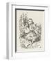 Alice with the Pig-Baby-John Tenniel-Framed Art Print