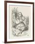 Alice with the Pig-Baby-John Tenniel-Framed Art Print