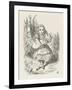 Alice with the Pig-Baby-John Tenniel-Framed Art Print