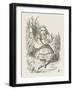 Alice with the Pig-Baby-John Tenniel-Framed Art Print