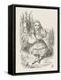 Alice with the Pig-Baby-John Tenniel-Framed Stretched Canvas