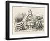 Alice with the Sleeping Queens-John Tenniel-Framed Photographic Print