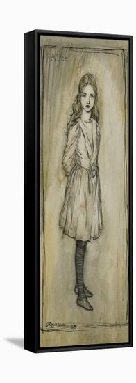 Alice-Arthur Rackham-Framed Stretched Canvas