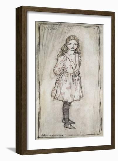 Alice-Arthur Rackham-Framed Giclee Print