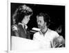 Alien, 1979 directed by Ridley Scott On the set, Ridley Scott directs Sigourney Weaver (photo)-null-Framed Photo