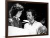 Alien, 1979 directed by Ridley Scott On the set, Ridley Scott directs Sigourney Weaver (photo)-null-Framed Photo