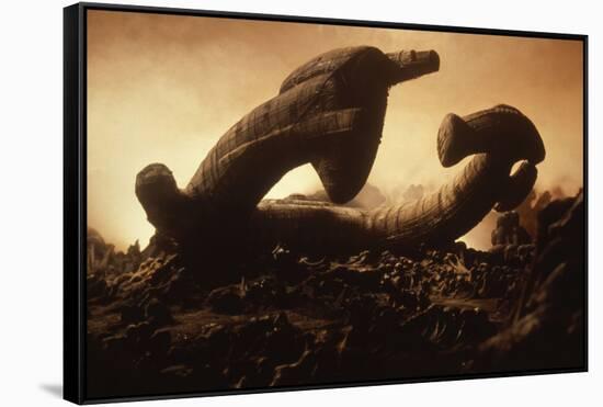 Alien, 1979 directed by Ridley Scott (photo)-null-Framed Stretched Canvas