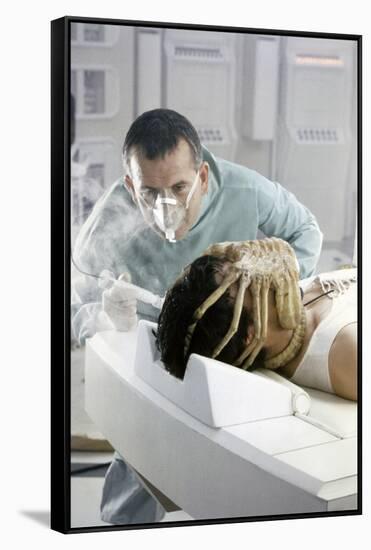 Alien, 1979 directed by Ridley Scott with Ian Holm / John Hurt (photo)-null-Framed Stretched Canvas