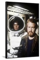 Alien, 1979 directed by Ridley Scott with Ridley Scott with Sigourney Weaver (photo)-null-Framed Photo