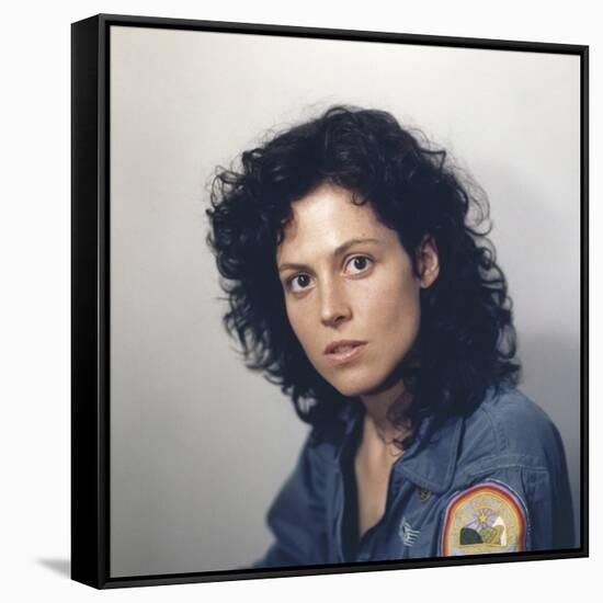Alien, 1979 directed by Ridley Scott with Sigourney Weaver (photo)-null-Framed Stretched Canvas