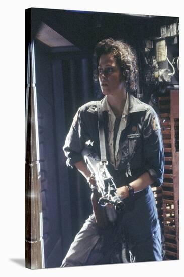 Alien, 1979 directed by Ridley Scott with Sigourney Weaver (photo)-null-Stretched Canvas