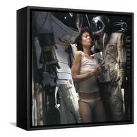 Alien, 1979 directed by Ridley Scott with Sigourney Weaver (photo)-null-Framed Stretched Canvas