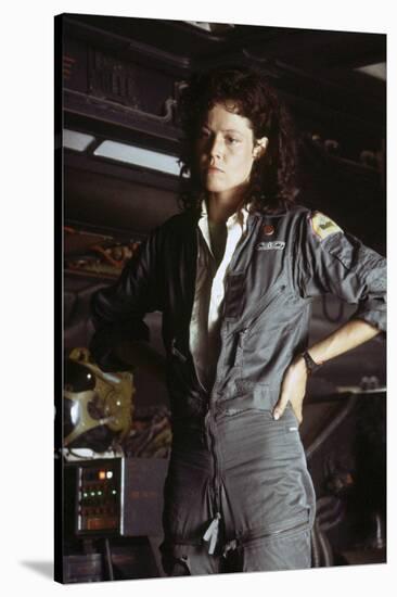 Alien, 1979 directed by Ridley Scott with Sigourney Weaver (photo)-null-Stretched Canvas