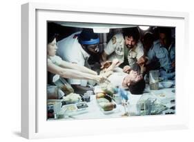 Alien, 1979 directed by Ridley Scott with Sigourney Weaver, Yaphet Kotto, Tom Sherritt, John Hurt a-null-Framed Photo