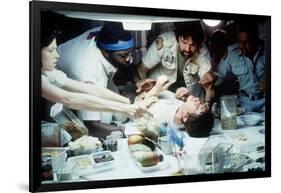 Alien, 1979 directed by Ridley Scott with Sigourney Weaver, Yaphet Kotto, Tom Sherritt, John Hurt a-null-Framed Photo
