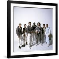 Alien, 1979 with John Hurt, Veronica Cartwright, Tom Skerritt, Yaphet Kotto, Sigourney Weaver-null-Framed Photo