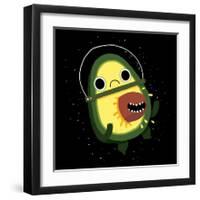 Alien Avocado-Michael Buxton-Framed Art Print